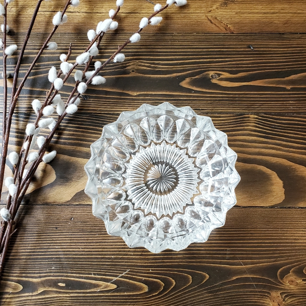 Vintage Glass Ashtray